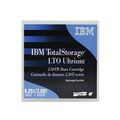 IBM 00V7590 LTO-6 Data Cartridge - 2.50TB / 6.25TB - 2903.54 ft Tape Length