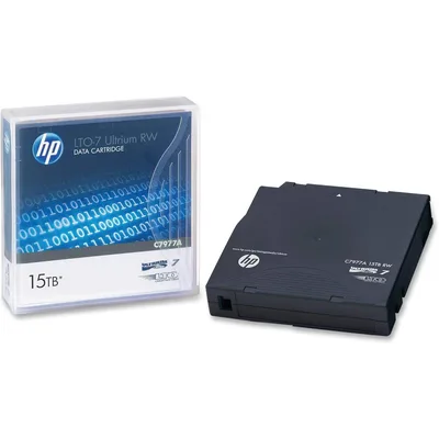 HPE C7977A 15TB E LTO Ultrium Cartridge - Rewritable - 6.25TB / 15TB