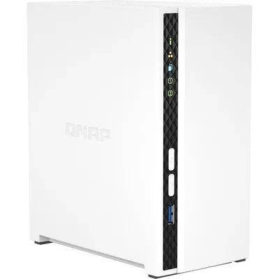 QNAP TS-233 NAS Tower ARM Cortex-A55 2 GB 0 TB QNAP QTS White