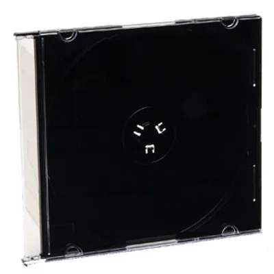 Verbatim CD/DVD Black Slim Storage Cases 200pk