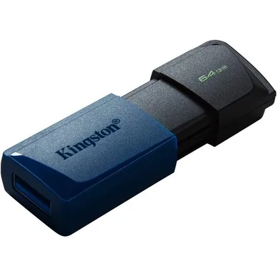 Kingston Technology DataTraveler Exodia M USB flash drive 64 GB USB Type-A 3.2 Gen 1 (3.1 Gen 1) Black, Blue