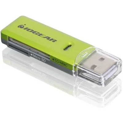 iogear GFR204SD card reader Green