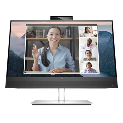 HP E24mv G4 24 Inch Full HD Webcam LCD Monitor 1920x1080 16:9 Black Silver Integrated Camera 169L0AA#ABA