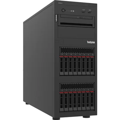 Lenovo ThinkSystem ST250 V3 Tower Server - 1 Xeon E-2456 3.30 GHz - 16 GB RAM - 12Gb/s SAS Controller - Intel C266 Chip - 1 Processor Support