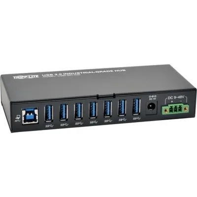 Tripp Lite U360-007-IND interface hub USB 3.2 Gen 1 (3.1 Gen 1) Type-B 5000 Mbit/s Black