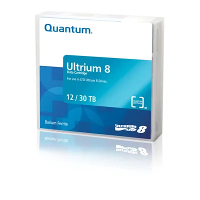 Quantum Ultrium 8 Bar Code Labeled WORM Blank data tape 12 TB LTO 0.5" (1.27 cm)