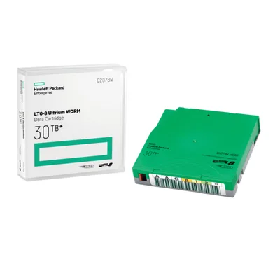 HPE Q2078W LTO-8 Ultrium 30TB WORM Data Cartridge - Worm - Labeled - 12TB