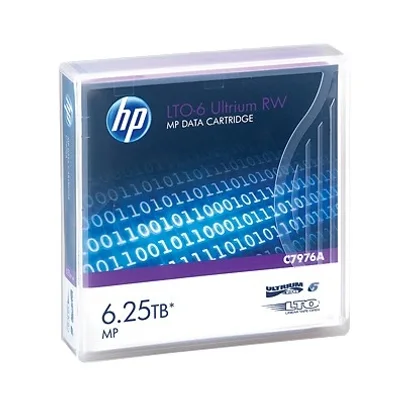 HPE C7976A LTO-6 6.25TB Ultrium RW Cartridge - 2.50TB / 6.25TB